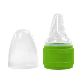 Green Sippy Cup Bottle Adapter Fits Standard Water Bottles Bpa Free Toddler Use