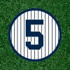 After Dark Crafting Yankees Joe DiMaggio #5 100% waterproof vinyl sticker decal - several sizes - 2.5 inches