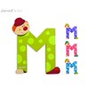 Janod - J04554 - M Clown Letter