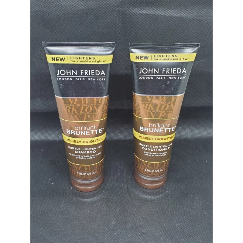JOHN FRIEDA Lot Of 2 John Frieda Brilliant Brunette Shampoo