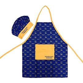 Pro Specialties Group Golden State Warriors Logo Rush Apron/Chef Hat Blue