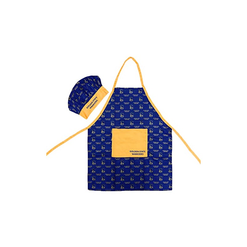 Pro Specialties Group Golden State Warriors Logo Rush Apron/Chef Hat