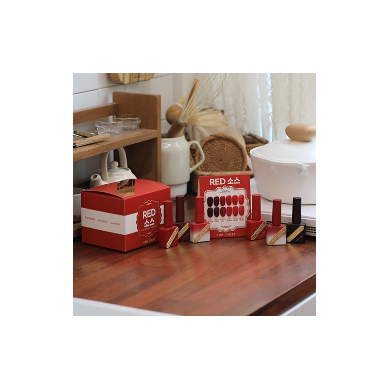 classic nail First Street Red Source Color Gel Set of