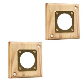 4 Pieces Bluebird House Predator Guard,Wooden Birdhouse Guard,Bird House Hole Protector Guard for Eastern Bluebird Box 1 1/2 Inch Opening