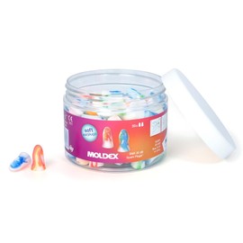 Moldex Spark Plugs® Ear Plugs - 780501, Non-Toxic Soft Foam Hearing Protection, (SNR 35 dB) Practical To-Go Packaging (50 Pairs)