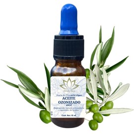 Aceite Ozonizado 600 IP regenera la piel antioxidante, disminuye arrugas, revitaliza, regenera, hidrata y suaviza la piel. (10 ML)