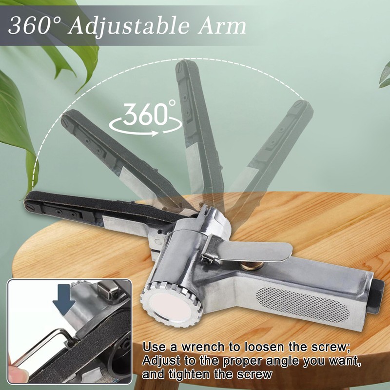 Belt Sander, Belt File, Compressed Air Sander, Pneumatic Polishing Tool,