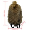 YFJNV Trendy Faux Fur Backpack, Plush Fluffy Design, Available in