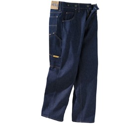 Prison Blues Men's Work Jeans (7 Pocket) Without Suspender Buttons - Rigid Blue 36 x 38