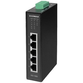 Edimax IGS-1005 - Industrial 5-Port Gigabit DIN Rail Switch