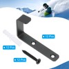 PATIKIL 3" Snowboard Wall Mount Clips, 6 Pcs Coat Hooks,