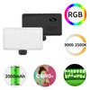 Pocket RGB Video Light Kit LED Fill Light 2500K-9000K Dimmable