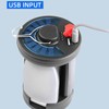 Solar Campsite Lantern 3-Leaf LED Camping Light Foldable Outdoor Emergency