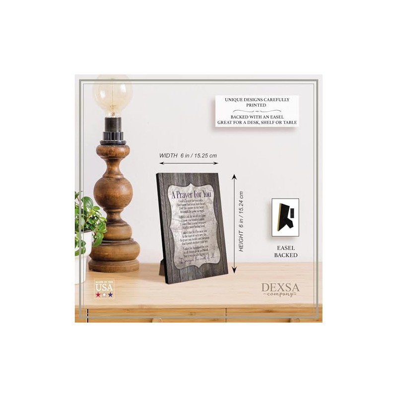 Dexsa A Prayer For You...New Horizons Wood Plaque | Made