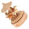 Cute Music Box Wooden Rotating Musical Box Wood Crafts Birthday