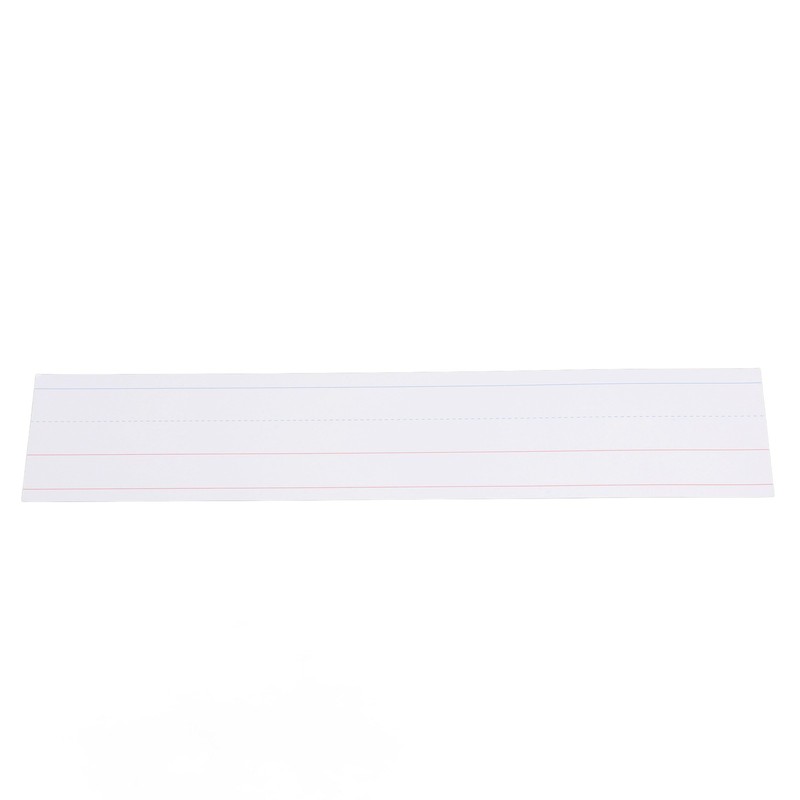 50pcs Dry Erase Sentence Strips Reusable White Lined Writing Sentence
