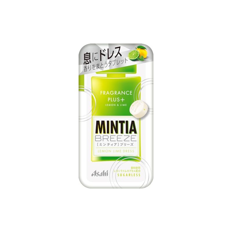 Asahi Group Foods Mintia Breeze Lemon Lime Dress, 30 Tablets