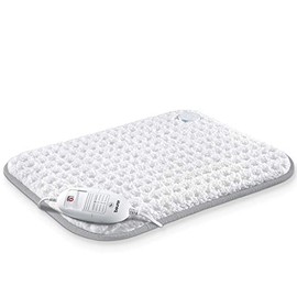 Beurer Beurer HK42UK Super-Cosy Heat Pad | Luxury soft fleece surface | Rapid warm-up function | 3 electronically regulated temperature settings | Machine-washable | Automatic switch-off