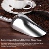 12 Oz Cast Aluminum Bar Ice Scoop, Dry Bin Scoop,