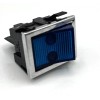 Swann Industries Blue Illuminated On/Off Rocker Switch, 3 Connect Snap-in