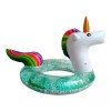 KFMX Salvavidas Unicornio Glitter 90cm Flotador Kawaii Floaties
