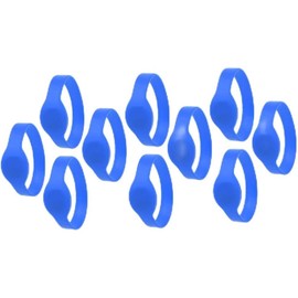 Aoresac Tarjeta de Pulsera RFID Impermeable con Material de Silicio Orgánico de Calidad para el Control de Acceso Al Gimnasio de la Piscina, Cómodo de Uso, Adecuado para la Sala de (Azul)