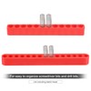 sourcing map 10,11,12,15 Holes Screwdriver Bit Holder Set, 7mm Dia