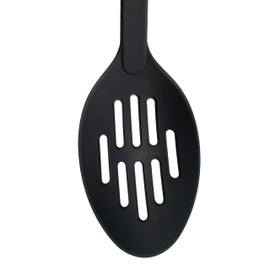 Norpro Nylon 12-Inch Slotted Spoon, 1-Pack, Black