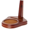 Bard's Demi-Tasse Walnut MDF Cup and Saucer Stand, 3.5" H