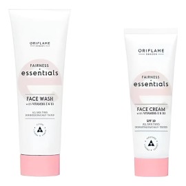 Set Gel Crema Facial Aclaradora Vitaminas Fps10 Glow