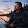 Yellow Lens Driving Glasses for Low-Light Use – Semi-Polarized Anti-Glare