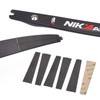 NIKA ARCHERY 4 Pairs Archery Bow Limbs Silencer Recurve Bow