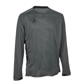 SELECT Men's Standard Spain Longsleeve Goalkeeper Jersey, Grey, Medium