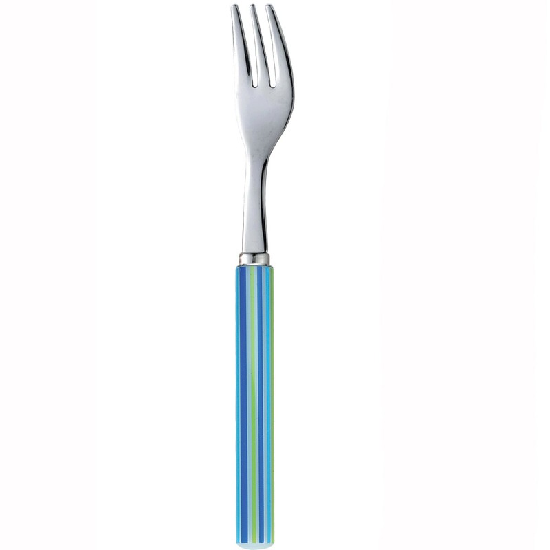Nagao Striped Dinner Cutlery Set of 4 Blue Made in