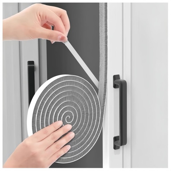 ligiyoto 33 Ft Self-Adhesive Weather Stripping Door Seal Strip for