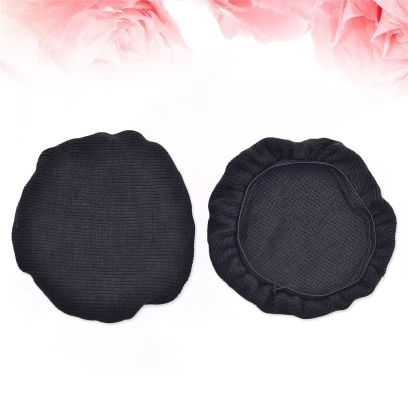 Mobestech 30pcs Headset Cover Black Earmuff Cushions for Headphones Dustproof