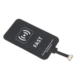 Receptor de Carga Inalámbrico Micro USB, Adaptador de Receptor de Carga Inalámbrico para Teléfono Android, Receptor de Cargador de Teléfono, 10 W...  