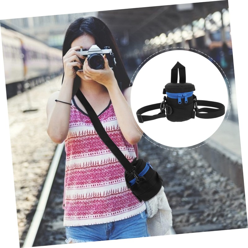 COHEALI 1Pc Shockproof Camera Lens Bag Pouch for DSLR Belt
