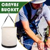 CNQLIS Utility Canvas Tool Bucket, 11.6" x 15" All Purpose