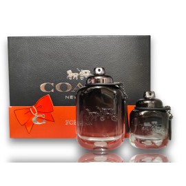 Coach New York for Men 2pc set Eau De Toilette 3.3 oz & 1.3 oz Travel Spray
