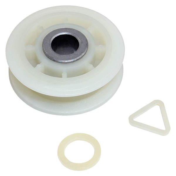 HQRP Dryer Idler Pulley Wheel Roller compatible with Kenmore 1109773701