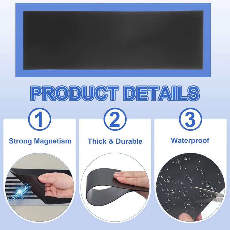 PATIKIL Rectangle Magnetic Vent Covers 14x5.5 Inch, Floor Air Vent