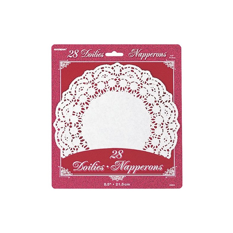 White Paper Doilies - 8.25" (28 Ct) - Premium Quality