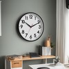AKCISOT 16 Inch Wall Clock Large Silent Non-Ticking Wall Clocks