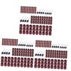 ULTECHNOVO 306pcs Sanding Drum Bands Nail Drill Kit Includes Sleeves