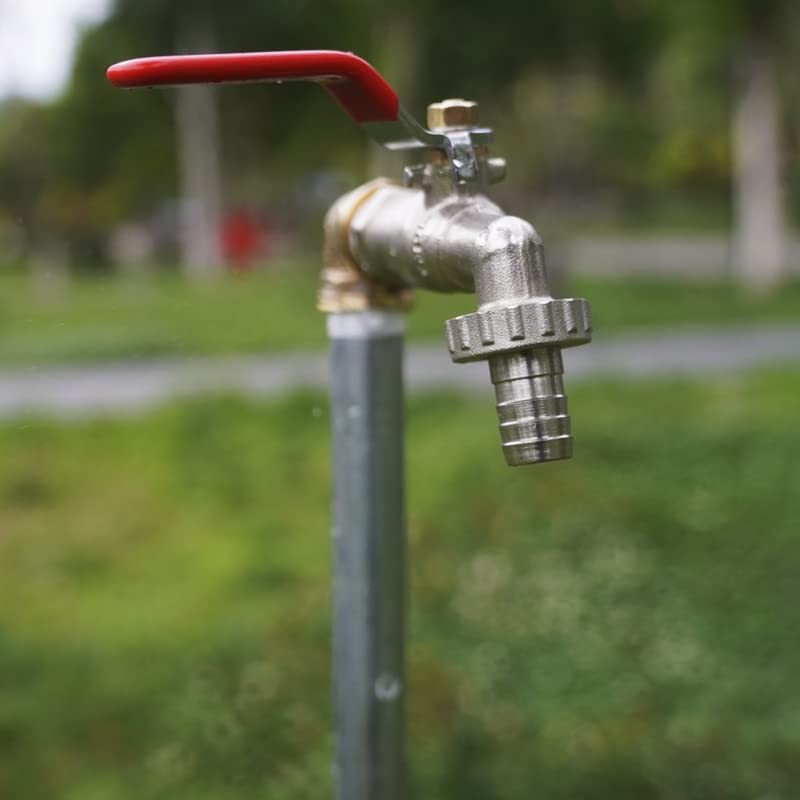 Lever Outside Tap, IBC Tank Adapter Brass Bib and Tap