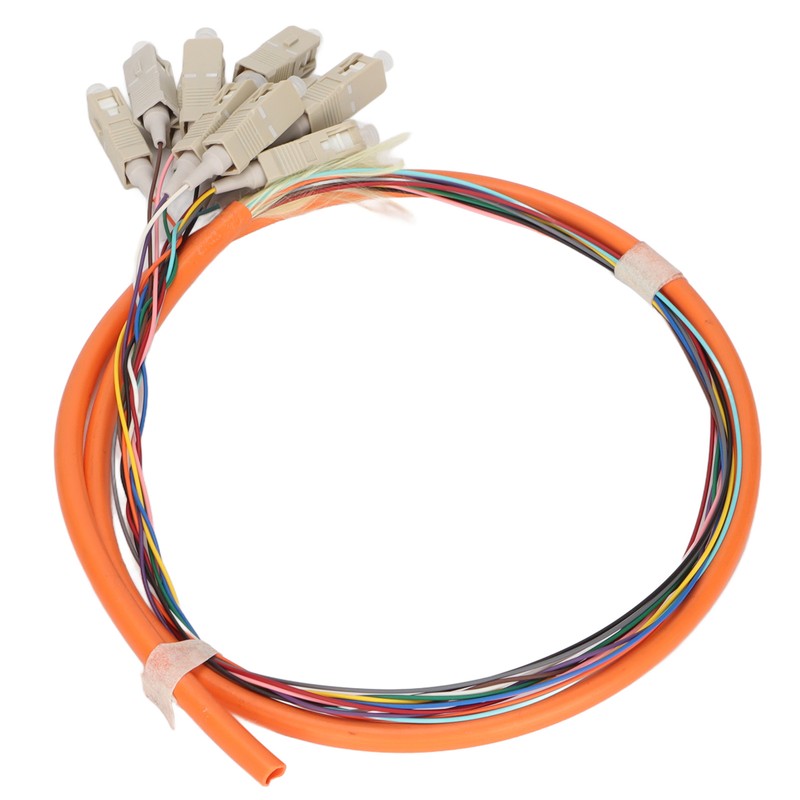 Fiber Optic Cable 1 Meter 12 Strand Multimode Low Insertion