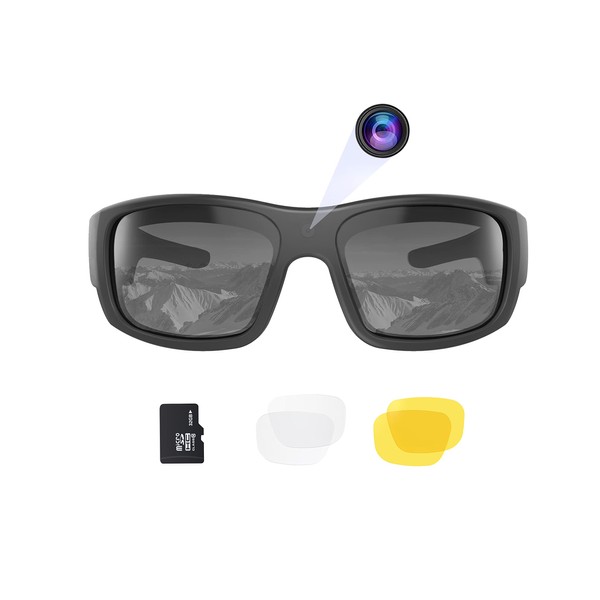 OhO Camera Glasses, 32 GB 1080P Full HD Sports Cam