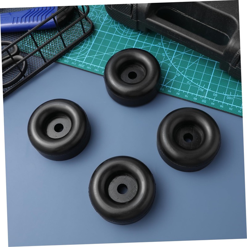 Alipis 4 Pcs Round Rubber Bumpers for Door Replacement Durable