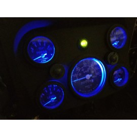HMMWV LED Blue Dash light FULL KIT best humvee Dash bulbs, LED M998 replacement
